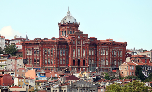 Fener-Rum Orthodox College (Turkish: Fener-Rum Lisesi) at Balat District in Istanbul, Turkey.