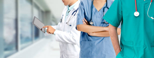 istock Doctor working in hospital with other doctors. 1092469340