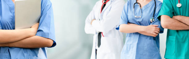 istock Doctor working in hospital with other doctors. 1092469344