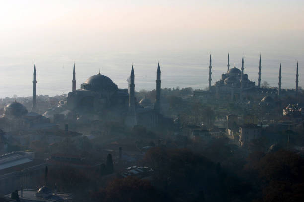 istock Hagia Sophia and behind Suleymaniye Mosque 1092469606