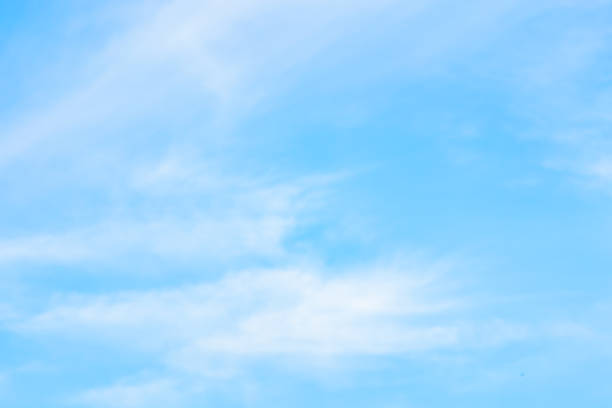 istock Air clouds in the blue sky. 1092476672