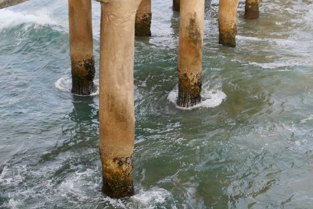 istock Water Patterns along the Manhattan Beach Pier 1092496670