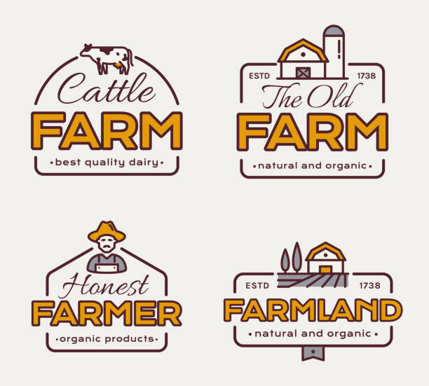 Farm To Table Product Label On White Stock Vector By , 47% OFF