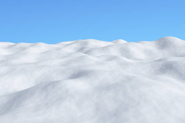 istock White snowy field with hills winter arctic landscape 1092516240