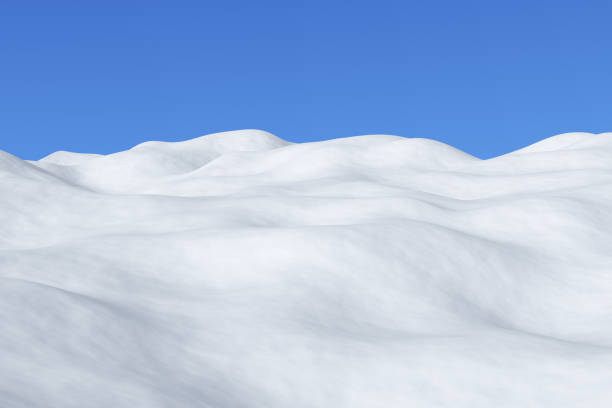istock White snowy field with hills arctic winter landscape 1092516370