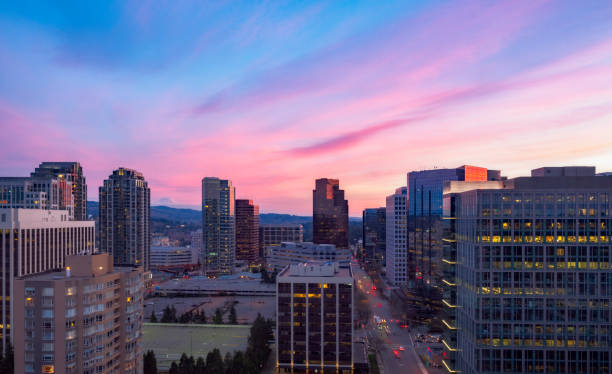 istock buildings in city,Bellevue,Washington State 1092525300