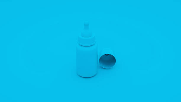 istock Yellow Baby Bottle. 3D illustration 1092530752