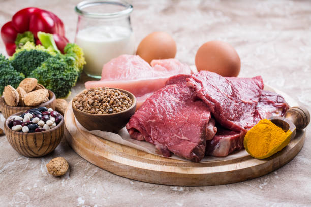 istock Foods for building muscles 1092553752