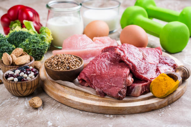 istock Foods for building muscles 1092553770