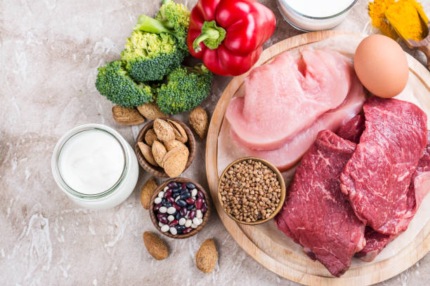 istock Foods for building muscles 1092554884
