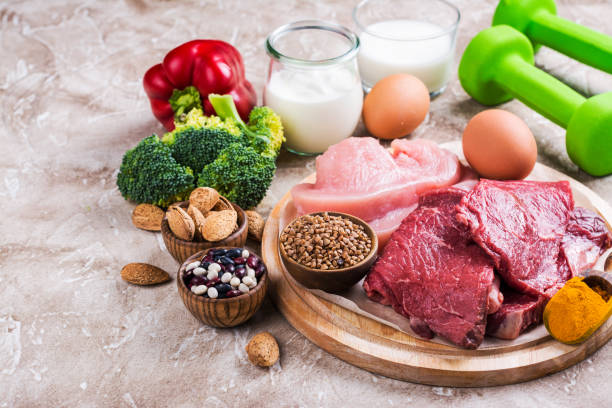 istock Foods for building muscles 1092554916