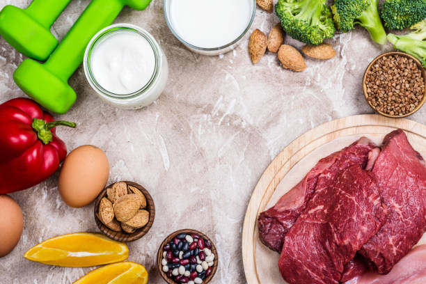 istock Foods for building muscles 1092554920