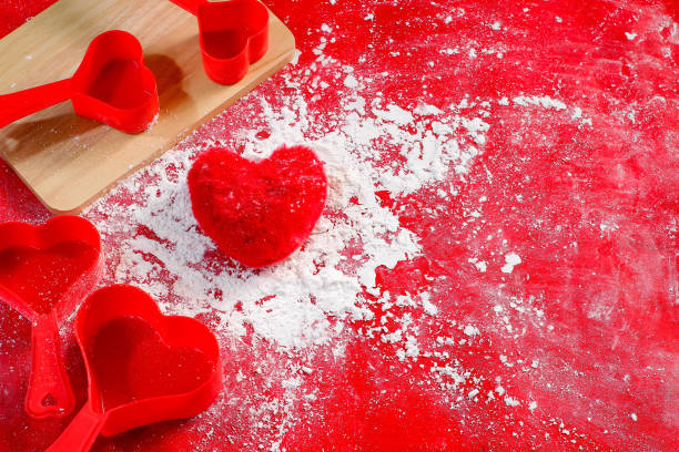 istock Valentine's background cookies biscuit. 1092556124