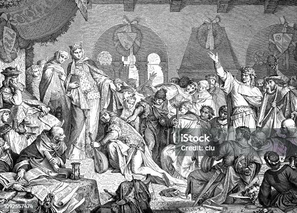 The Wartburg Singers War Stock Illustration - Download Image Now - 19th Century, 2019, Adult