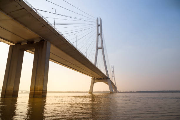 istock Nanjing Yangtze river bridge in nanjing, China 1092582810