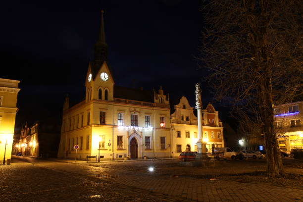 istock city hall in Vidnava city 1092587424