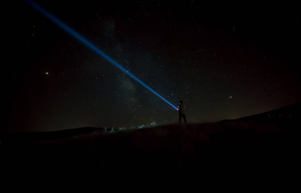 istock Long exposure of tent camp 1092599146