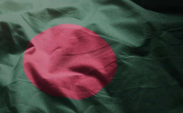 istock Bangladesh Flag Rumpled Close Up 1092605458