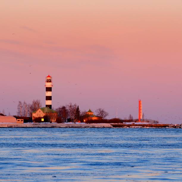 istock Lighthouse in Riga at the sunrise 1092605530