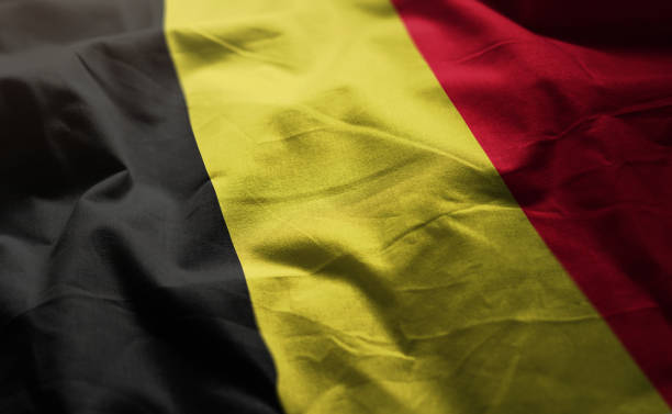 istock Belgium Flag Rumpled Close Up 1092605918