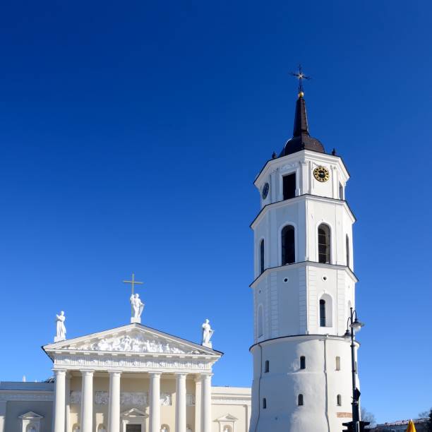 istock old part of Vilnius city from above 1092608062