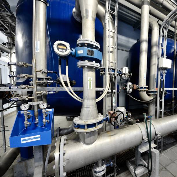 istock Large industrial boiler room 1092610440