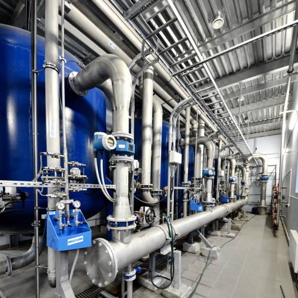 istock Large industrial boiler room 1092610450
