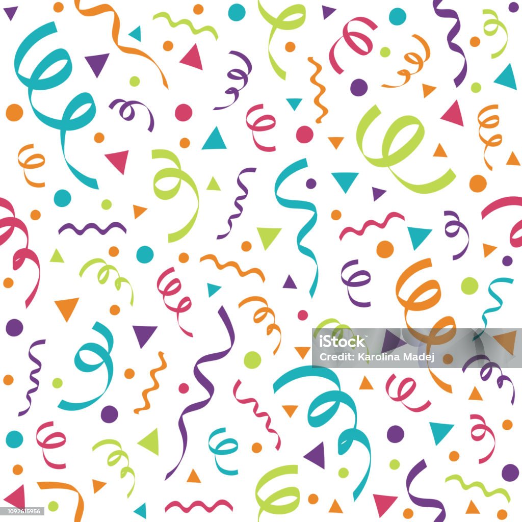 Ilustración de Divertido Fondo De Pantalla Con Confeti Y Serpentinas Concepto Del Partido Vector De y más Vectores Libres de Derechos de Abstracto - iStock Ilustración de Divertido Fondo De Pantalla Con Confeti Y Serpentinas Concepto Del Partido Vector De y más Vectores Libres de Derechos de Abstracto - iStock