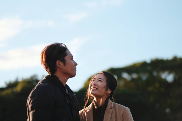 istock Couple dating in park 1092622554