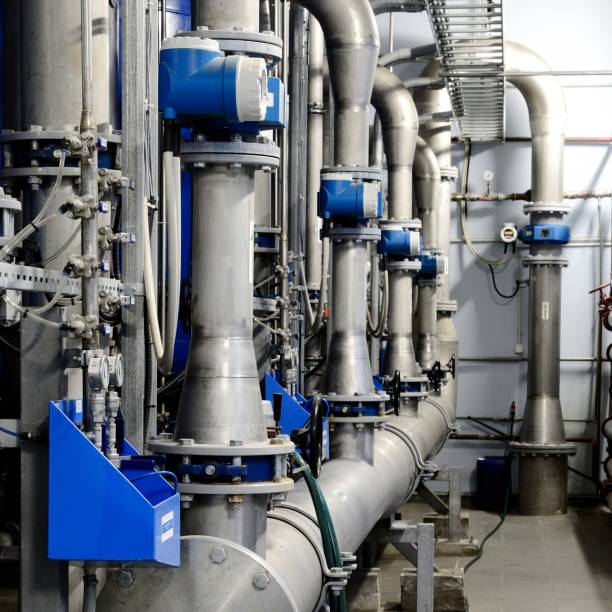 istock Large industrial boiler room 1092623166