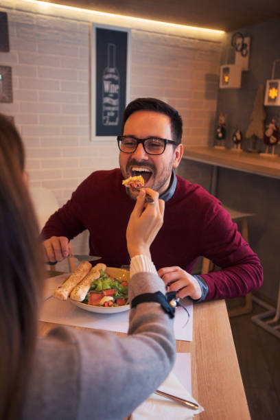 istock Couple eating at restaurant 1092624338