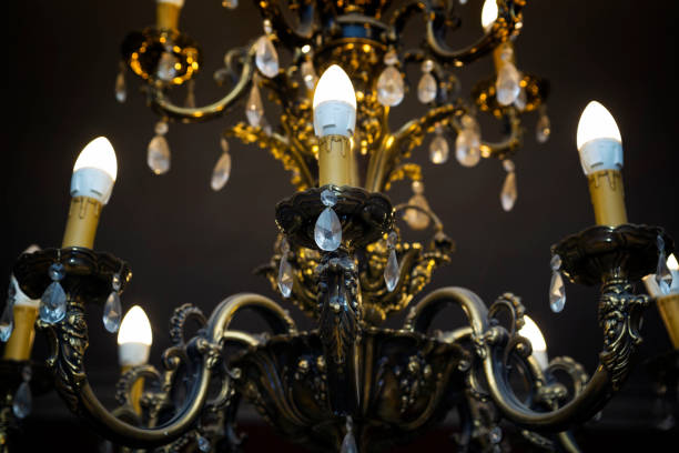 istock Vintage crystal lamp 1092624490