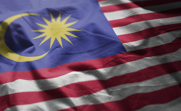 istock Malaysia Flag Rumpled Close Up 1092625812