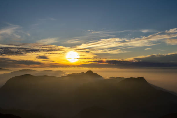 istock Sunrise from Adams peak or Sri Pada mountain, Sri lanka 1092627402