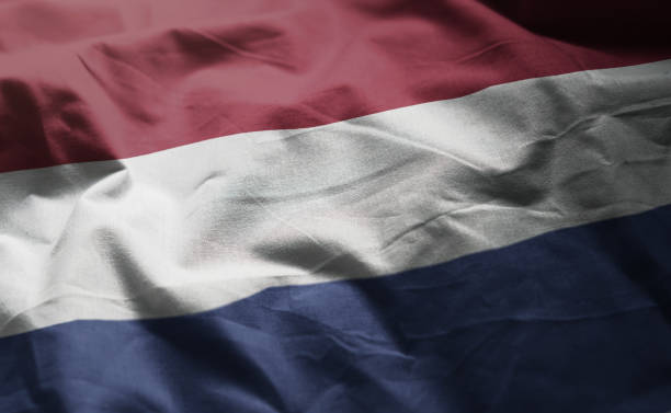 istock Netherlands Flag Rumpled Close Up 1092627506