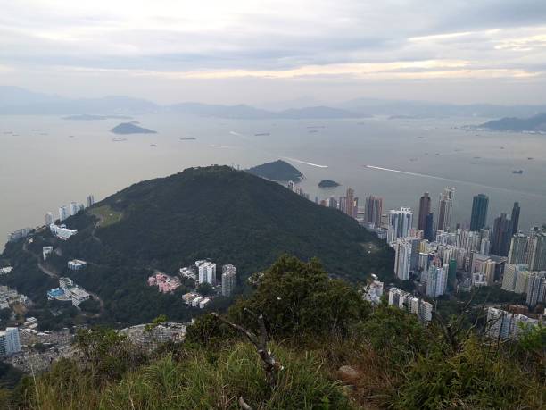 istock Hong Kong view from Mount High west 1092630602