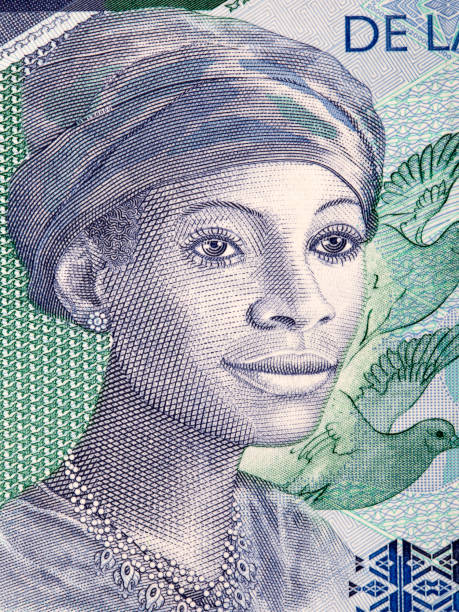 un retrato de mujer - french currency fotografías e imágenes de stock