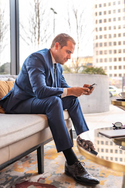 istock Businessman in a cafe 1092635390