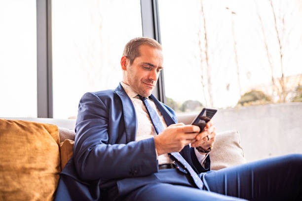 istock Businessman in a cafe 1092635436