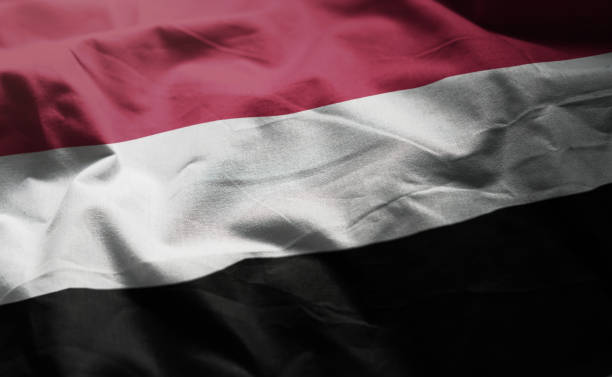 istock Yemen Flag Rumpled Close Up 1092639512