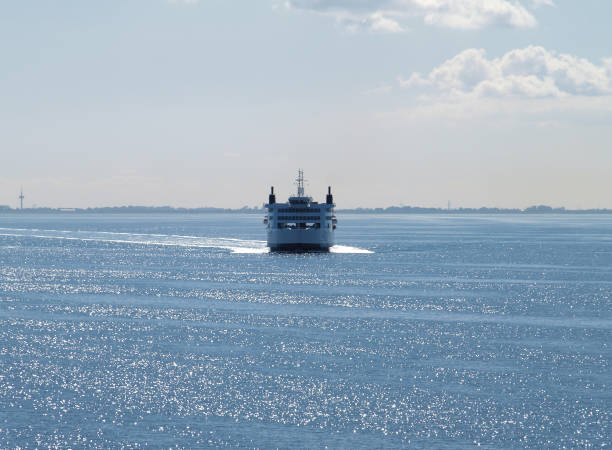 istock the ferryboat is coming over the Fehmarnsund 1092640152