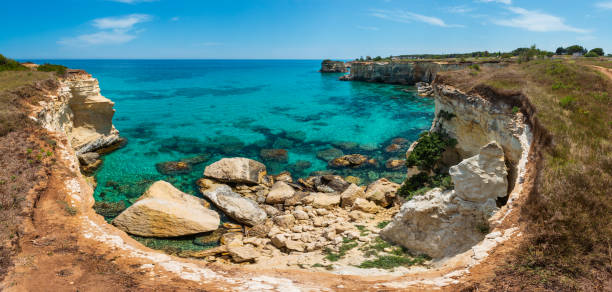 istock Faraglioni at Torre Sant Andrea, Italy 1092649514