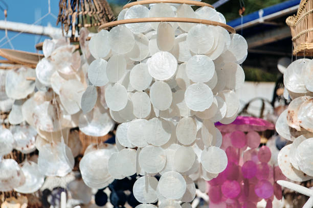 istock A closeup of a seashell decoration 1092649546