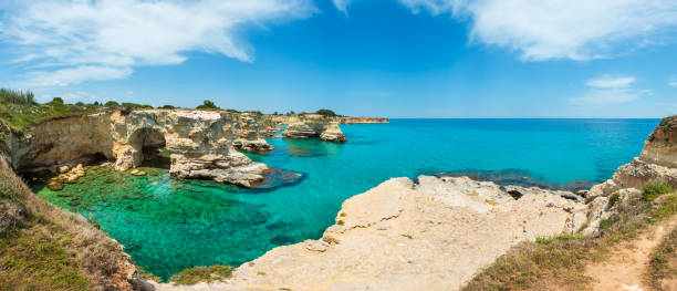istock Faraglioni at Torre Sant Andrea, Italy 1092651734