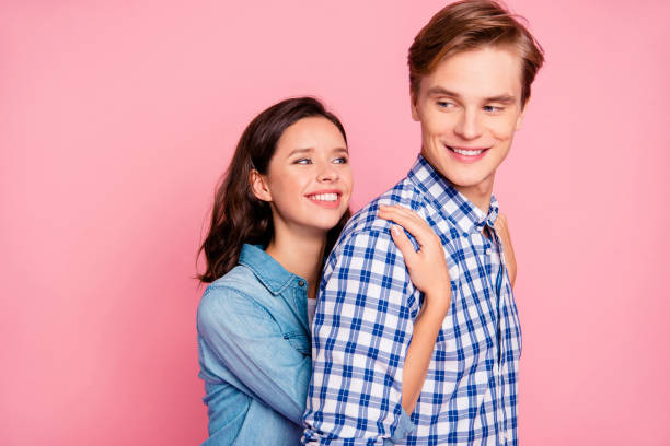 istock Profile side view portrait of nice lovable lovely sweet attracti 1092657430