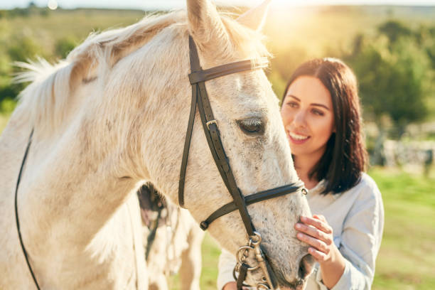 istock It's hard not to smile spending time with a horse 1092669158