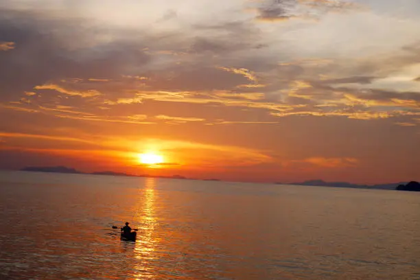 Technicolor sunsets are par of the course in Myanmar's remote Mergui archipelago.