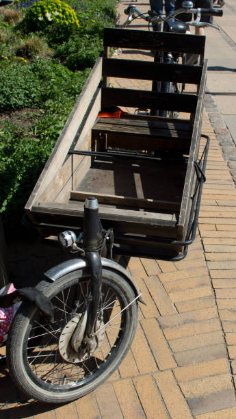 istock Unusual Bicycle design parked outside in residential area 1092673532