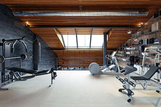 istock home gym room in the attic 1092674162