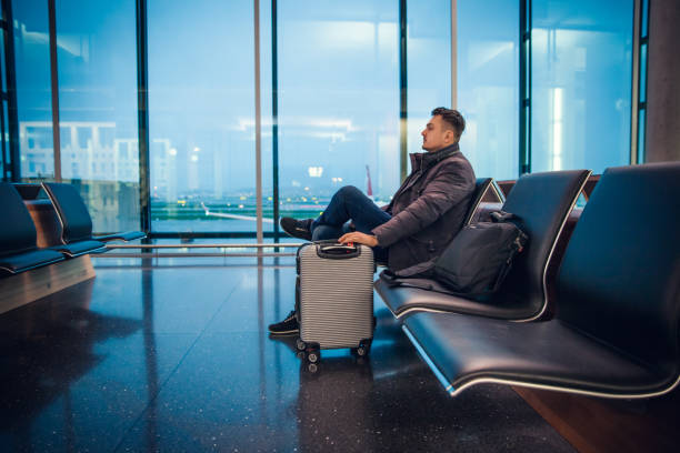 istock Male Passenger Waiting for His Airplane 1092689338